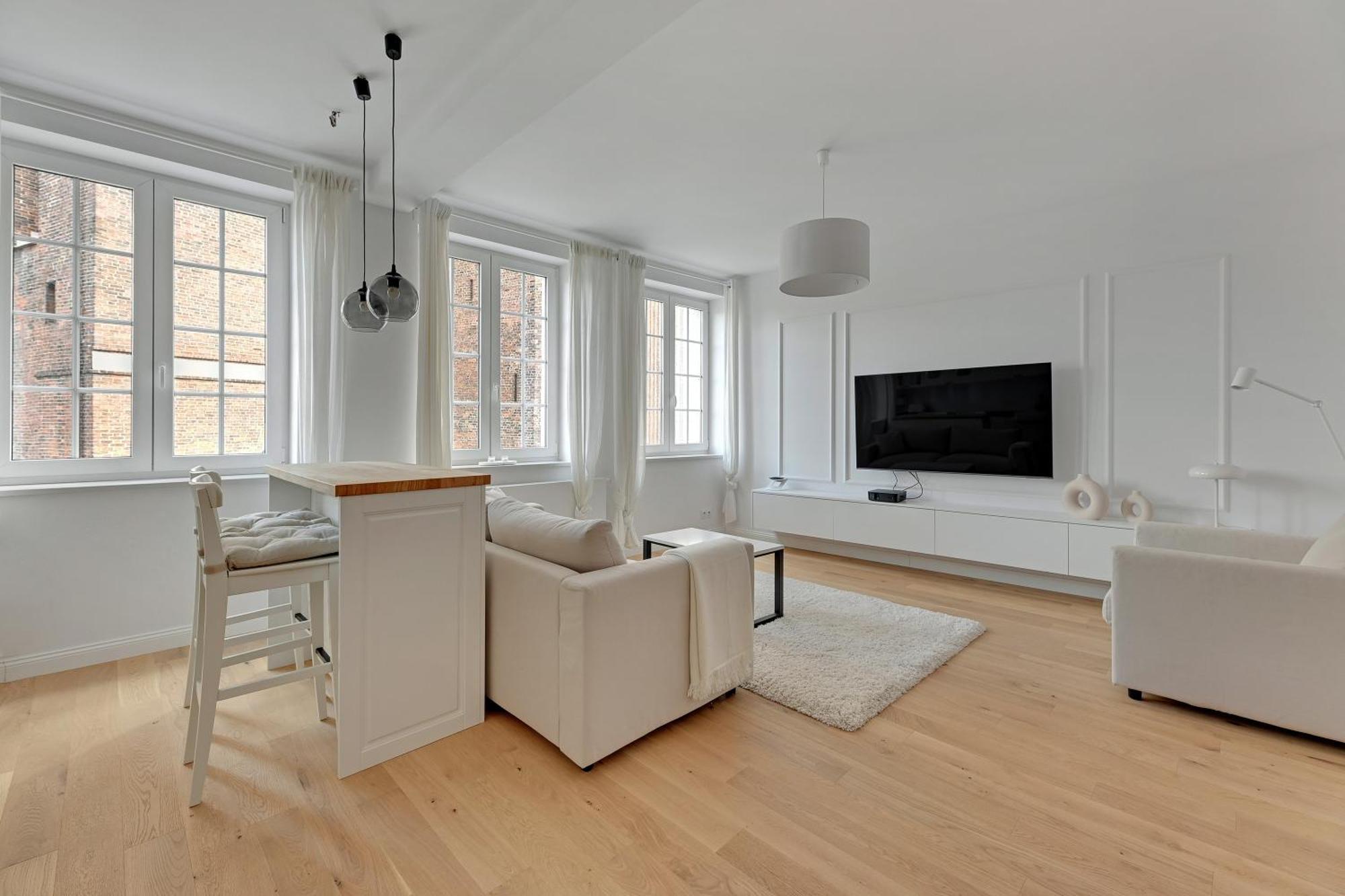 Apartment Wave White Pearl In